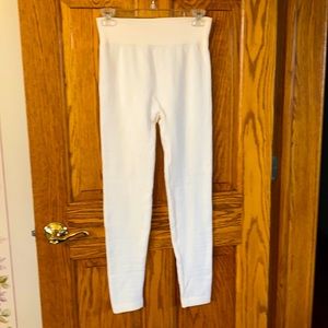 Cotton candy New York City tights. Triangle design. Fleece inside.